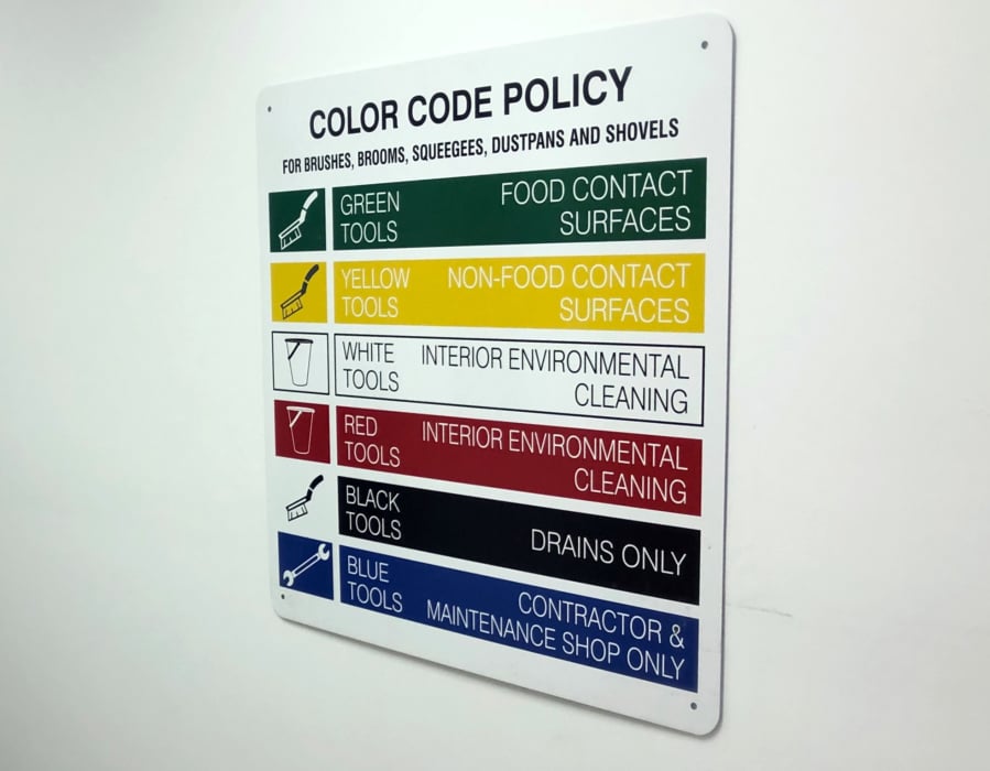 Color-Coding Plan Signage Best Practices