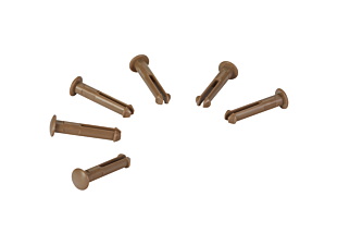 6 SPARE PART PINS FOR 1011 AND 1013 WALL BRACKETS