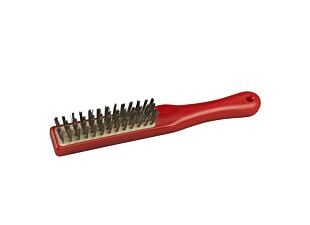 Stainless steel wire scratch brush, abrasive, resin set