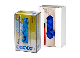 1-Box Vertical Plastic Glove Dispenser