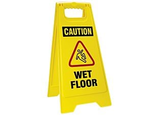 OSHA Caution Folding Wet Floor Sign