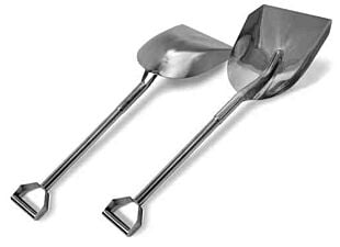 Stainless Steel Shovel, 11.5" x 15.5"