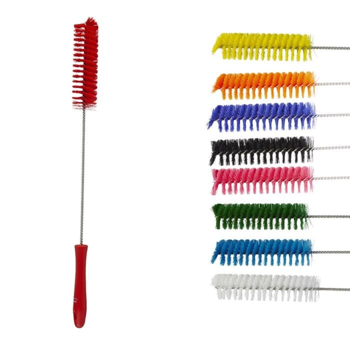 Vikan Tube & Valve Brush, Stiff Bristle, 1.5