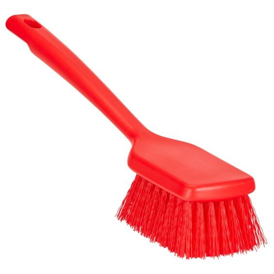 ColorCore 12" Short Handle Scrubbing Brush, Stiff